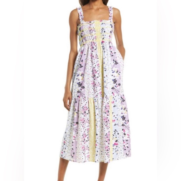 French Connection Ekeze Maxi Cotton Dress in size 0 - Picture 1 of 11